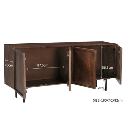 Dressoir Elan | Bruin Mangohout