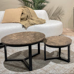 Salontafel Brix | Bruin Marmer