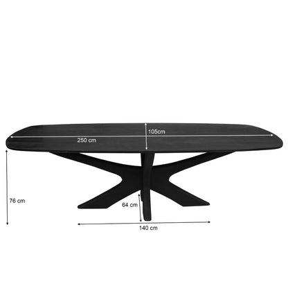 Eettafel Brix Montreaux | Mangohout