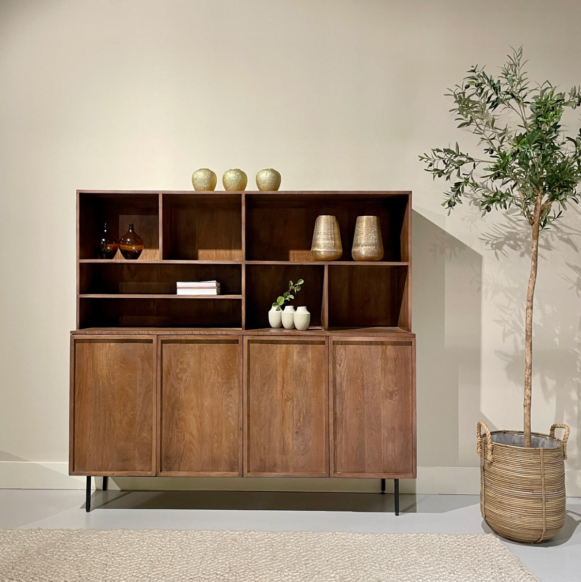 Opbergkast Elan | Mangohout