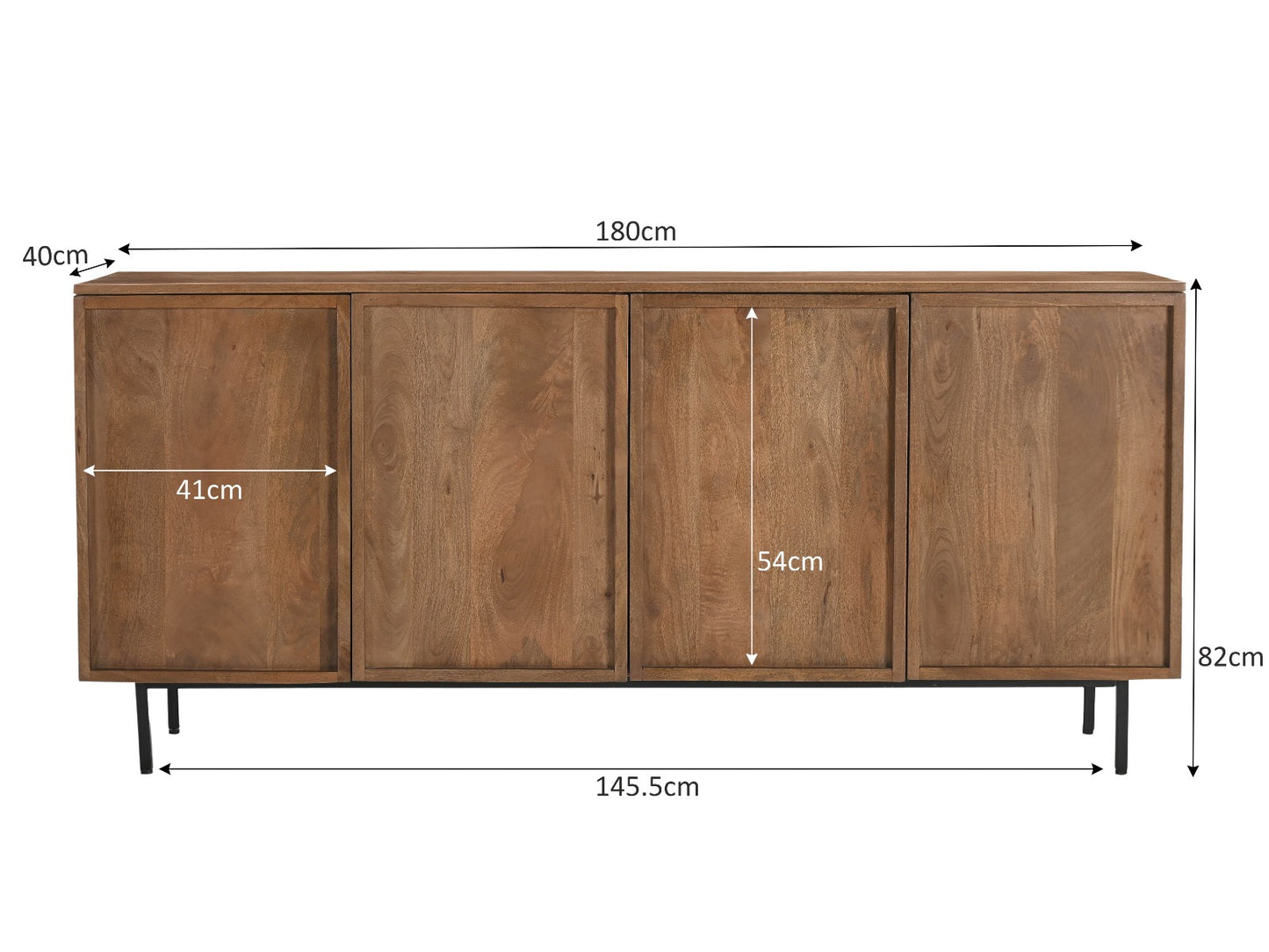 Dressoir Elan | Naturel Mangohout