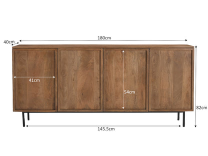 Dressoir Elan | Naturel Mangohout