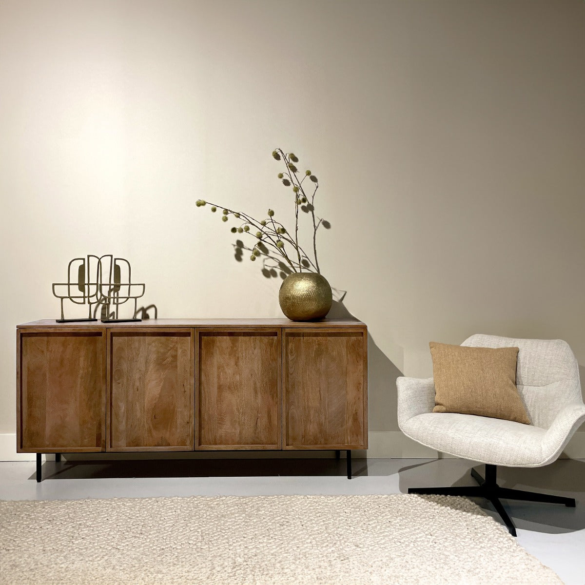 Dressoir Elan | Naturel Mangohout