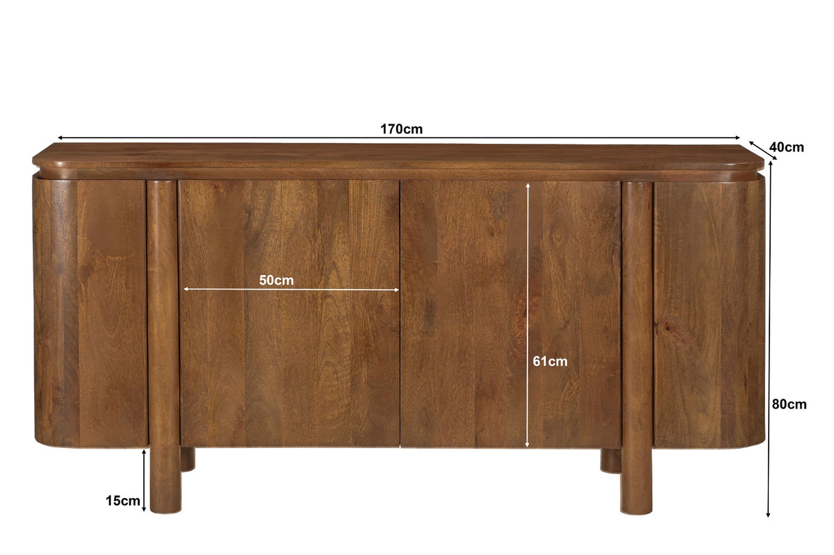 Dressoir Salano | Naturel Mangohout