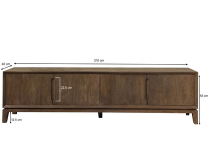 Tv-meubel Cortez | Bruin Mangohout