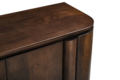 Dressoir Salano | Bruin Mangohout — Detail