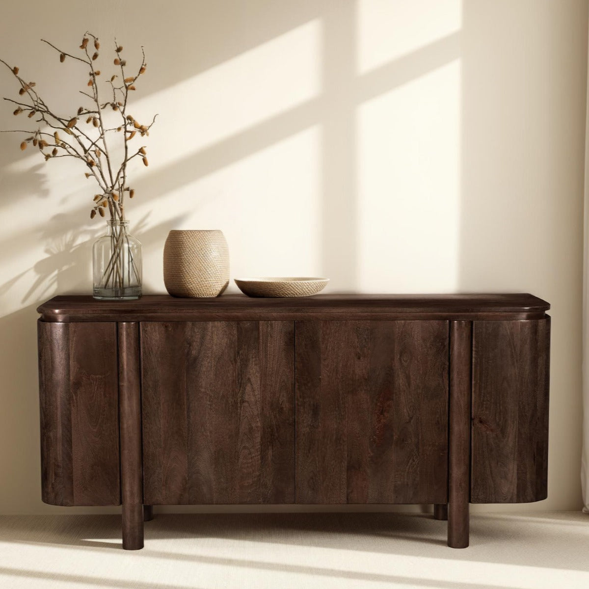 Dressoir Salano | Bruin Mangohout