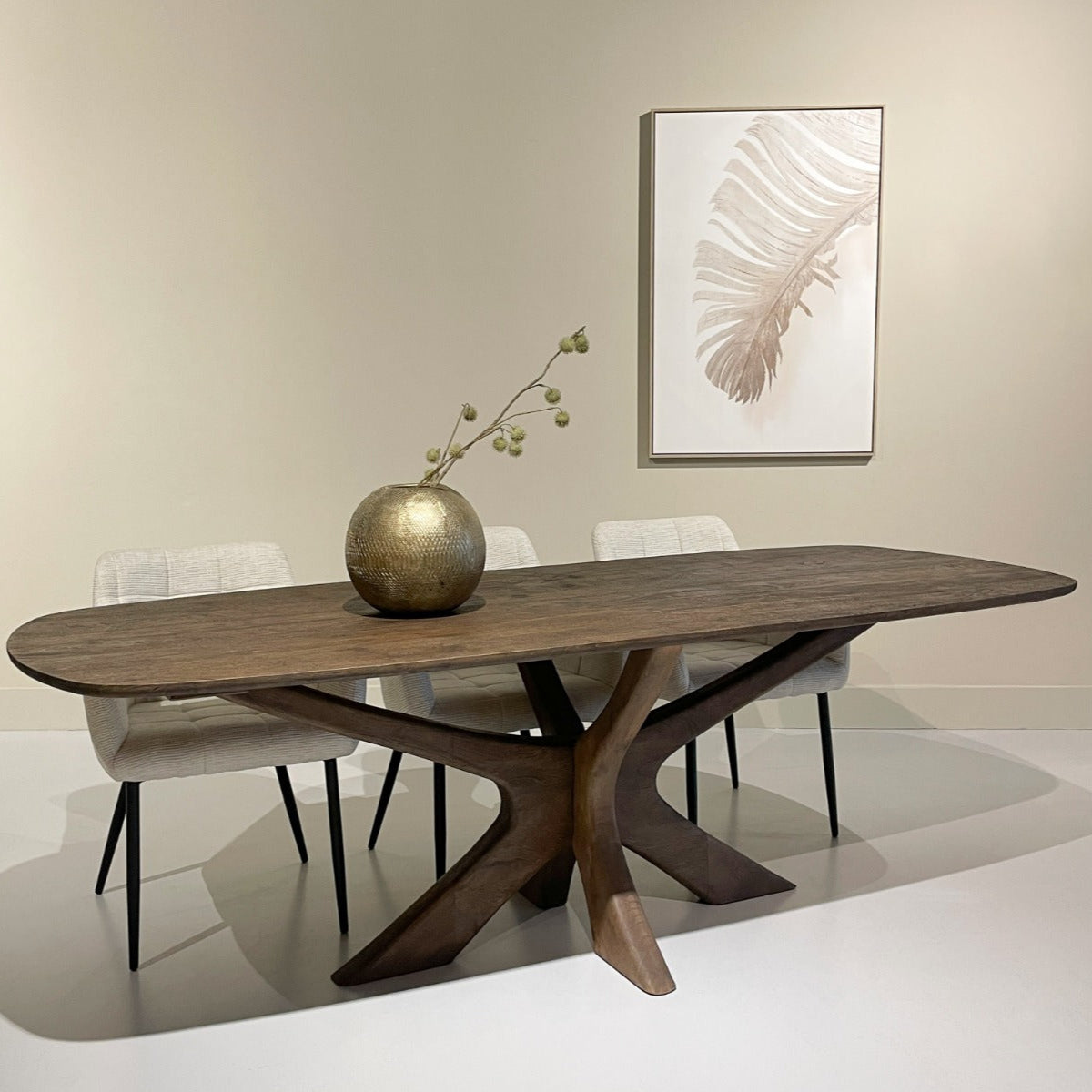 Eettafel Brix Montreaux | Bruin Mangohout