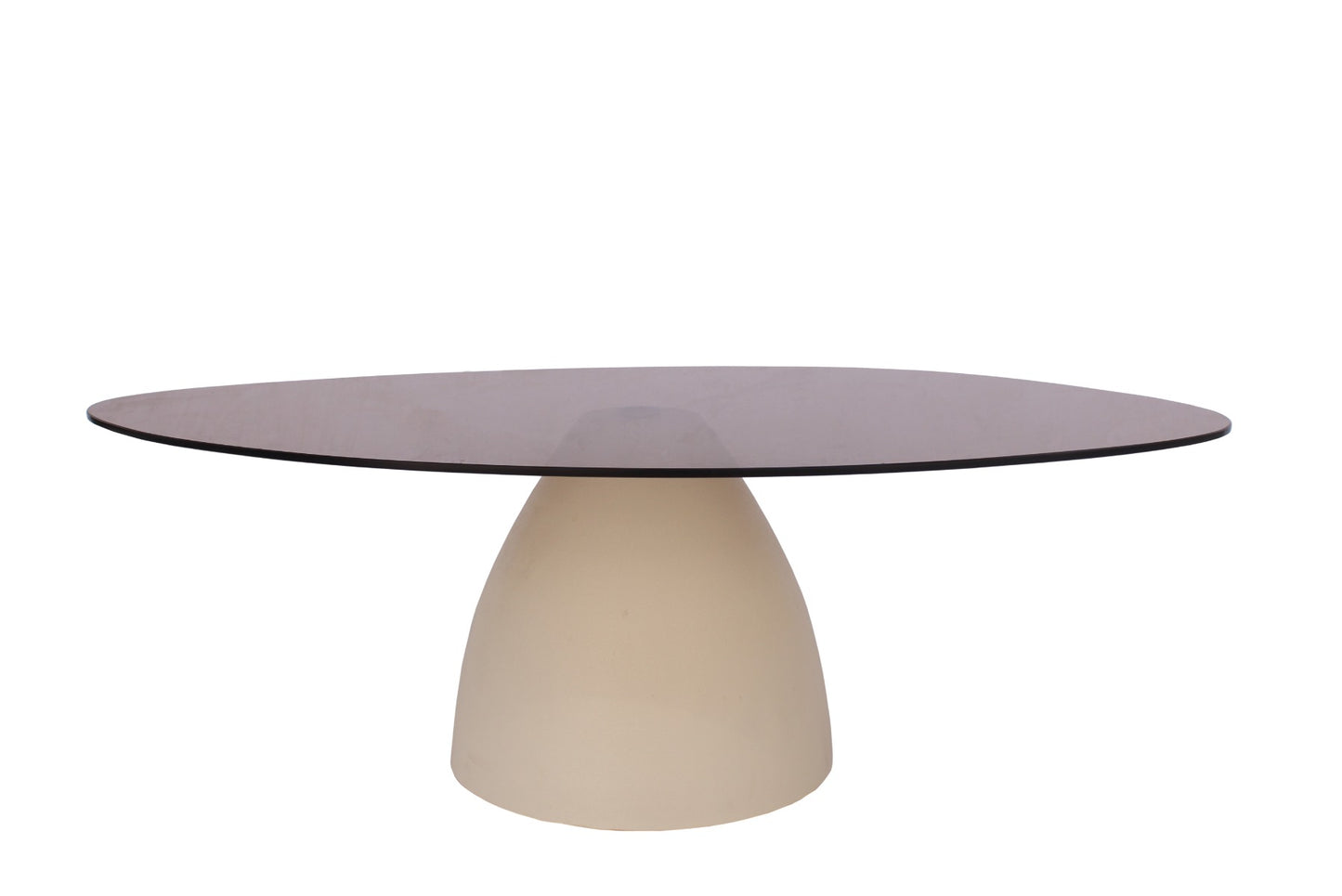 Salontafel Mylon | Glas | Organisch | 110cm