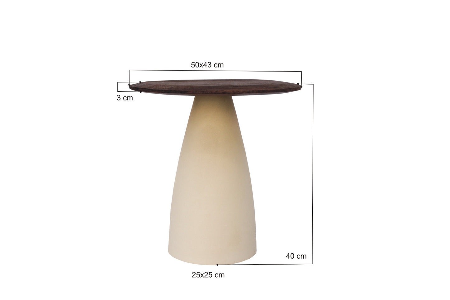 Salontafel Marron | Bruin Mangohout