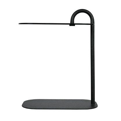 Bijzettafel Brix | Zwart Glas