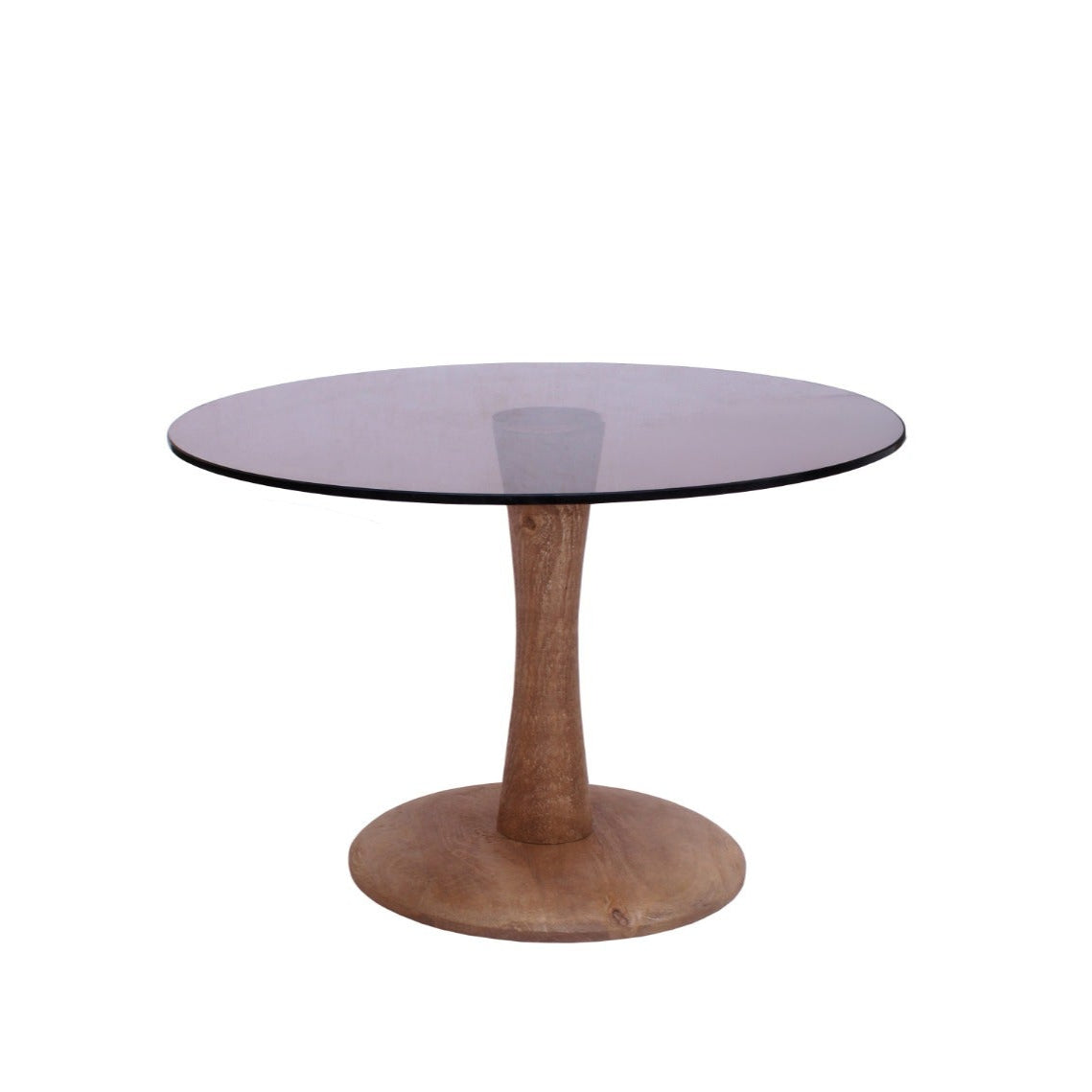 Bijzettafel Brix | Bruin Glas