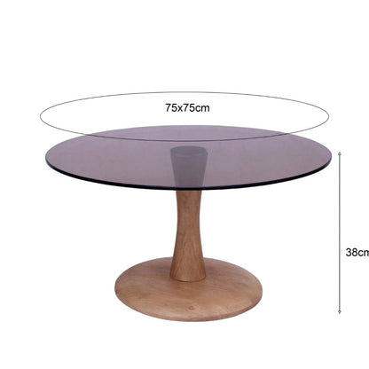 Bijzettafel Brix | Bruin