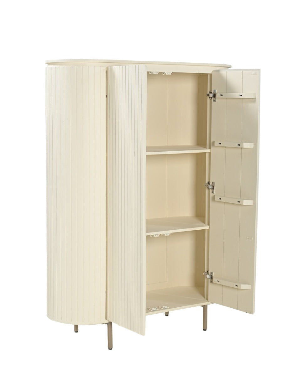 Opbergkast Patou | Beige Mangohout