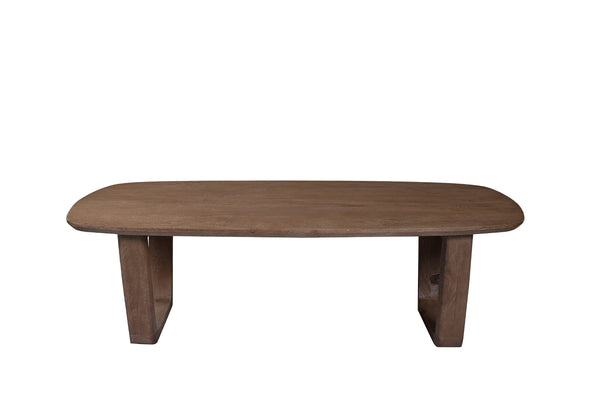 Salontafel Cortez | Bruin Mangohout — Vooraanzicht - witfoto