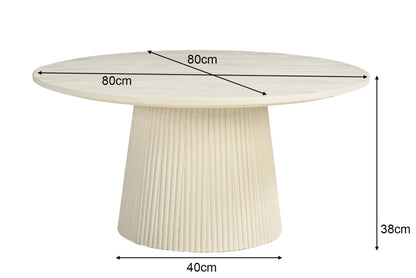 Salontafel Patrice | Wit Mangohout