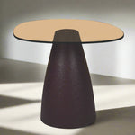 Bijzettafel Mylon | Bruin Glas