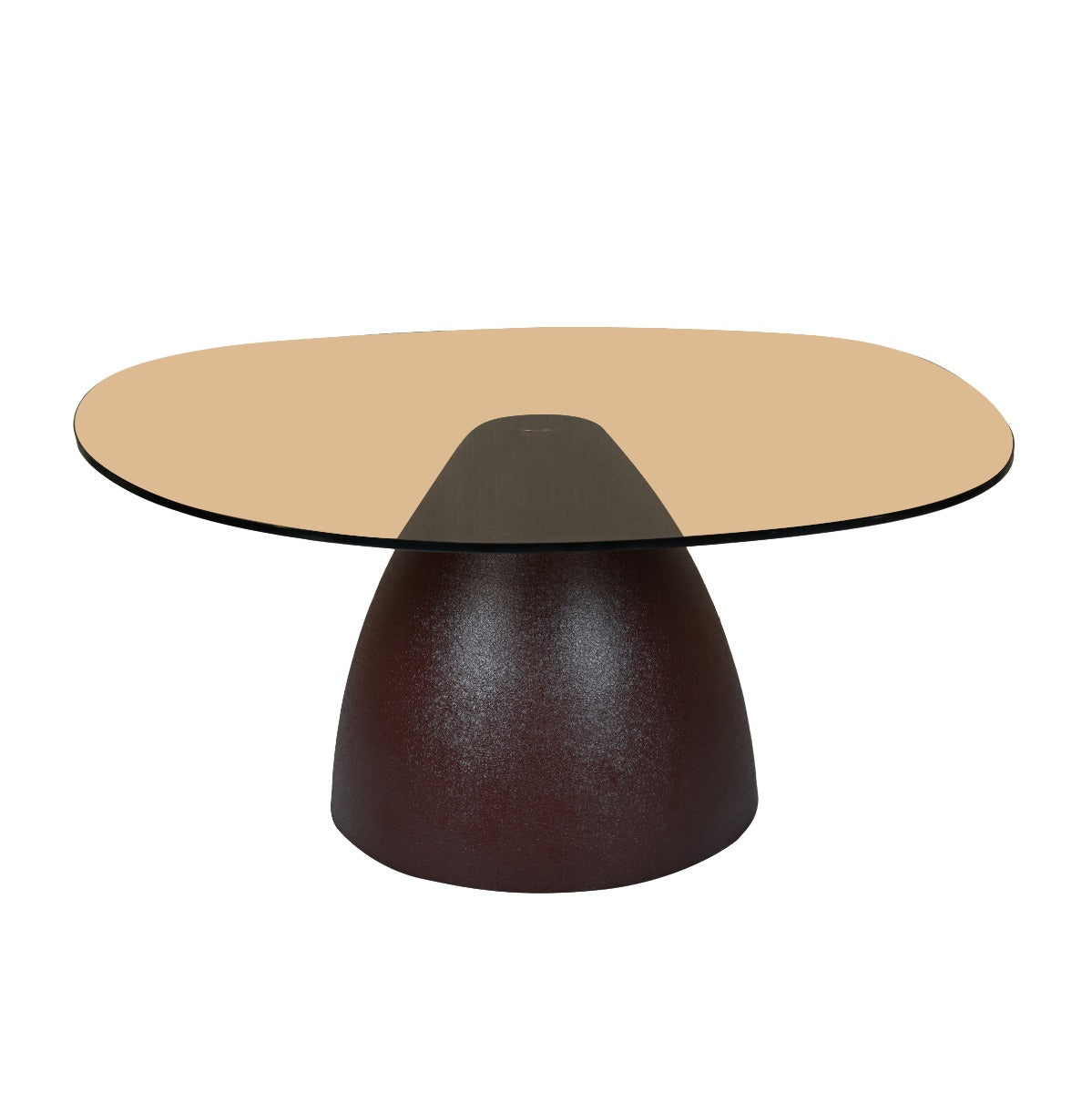 Salontafel Mylon | Bruin Glas