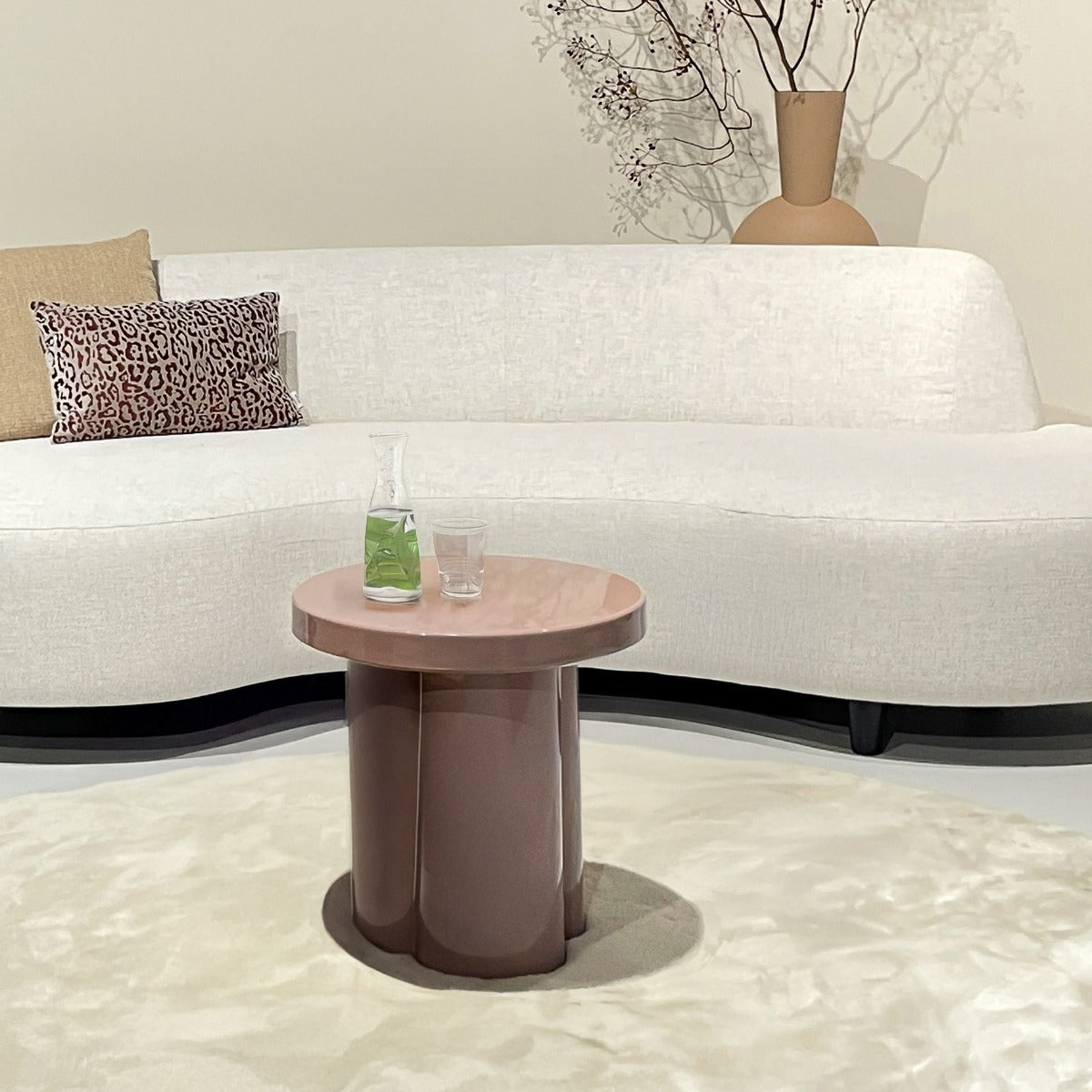 Salontafel Noa | Roze Metaal