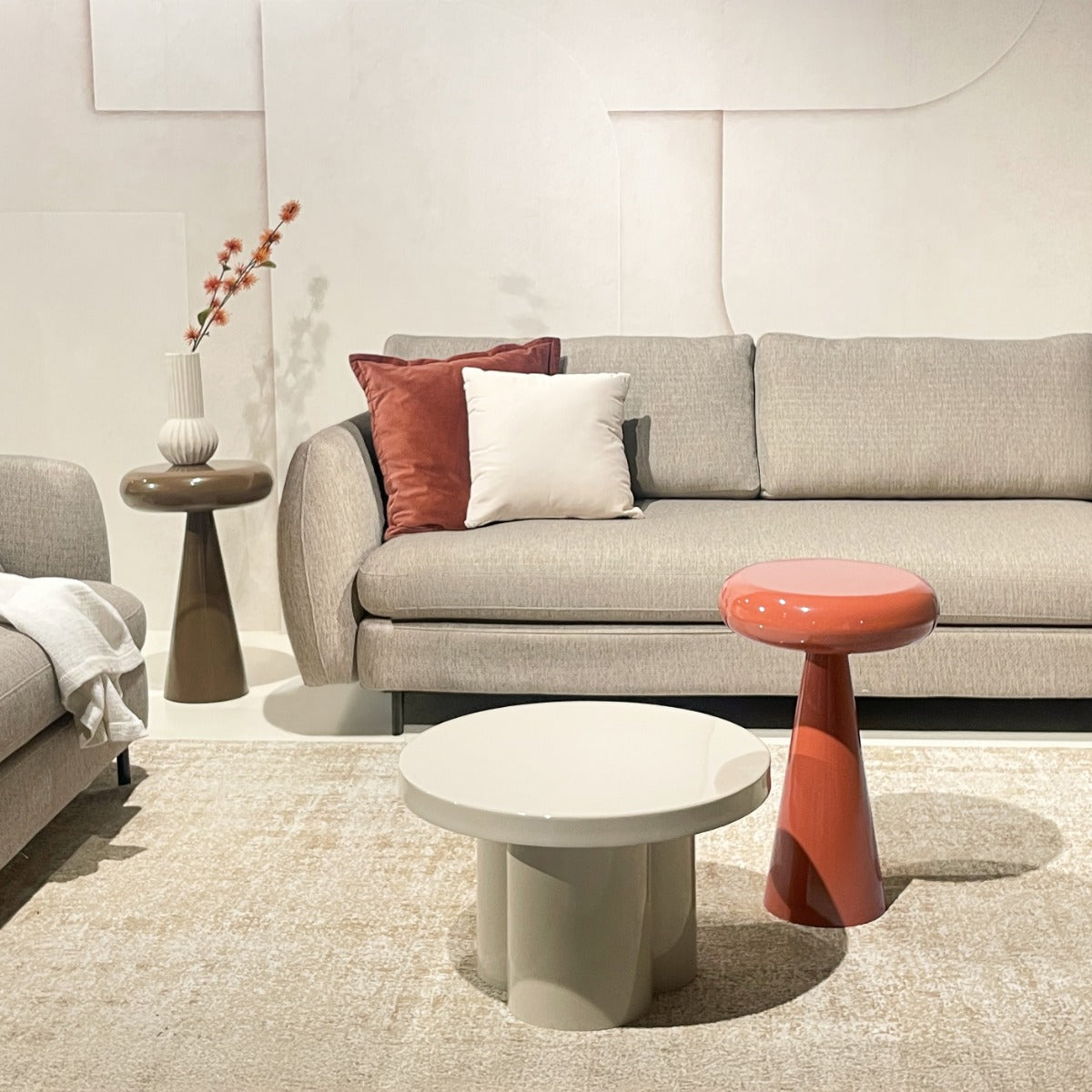 Bijzettafel Sam | Oranje Metaal