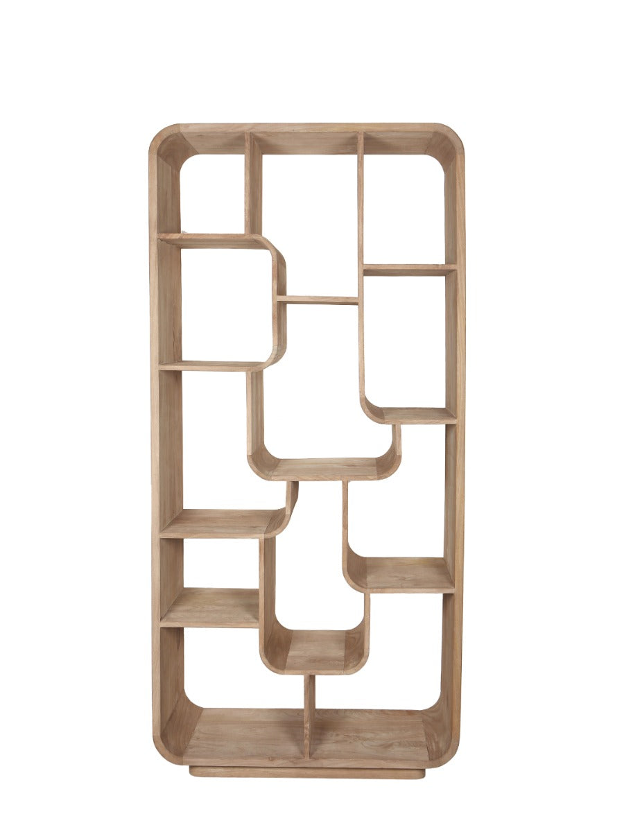 Boekenkast Logan | Bruin Mangohout