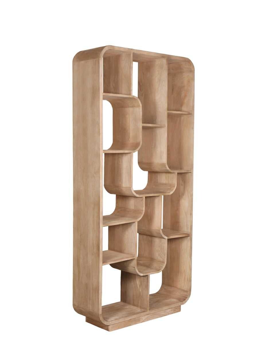 Boekenkast Logan | Bruin Mangohout