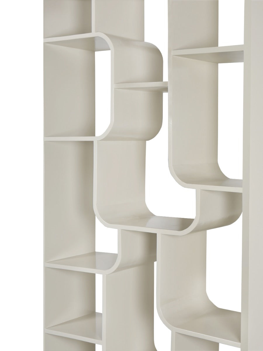 Boekenkast Logan | Beige Mangohout