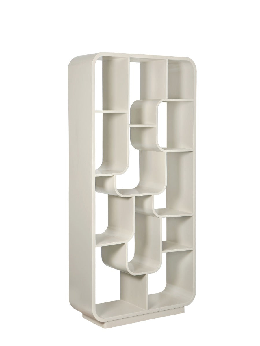 Boekenkast Logan | Beige Mangohout