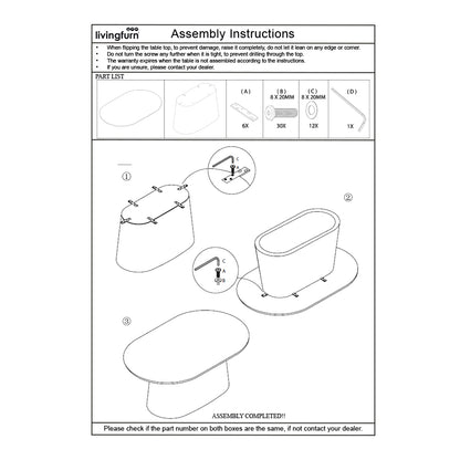 Eettafel Novero | Bruin Eiken fineer