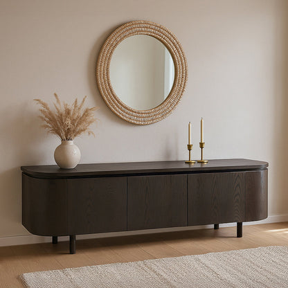 Tv-meubel Tobago | Bruin Eiken fineer