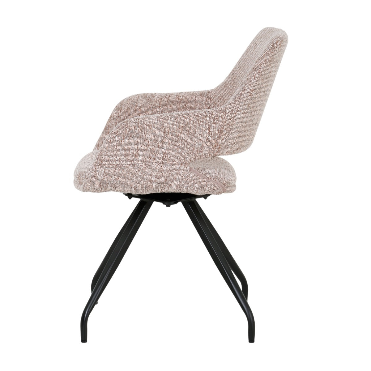 Eetkamerstoel Capp | Roze Stof