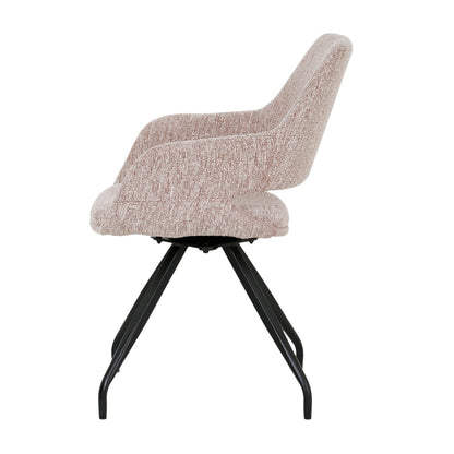 Eetkamerstoel Capp | Roze Stof