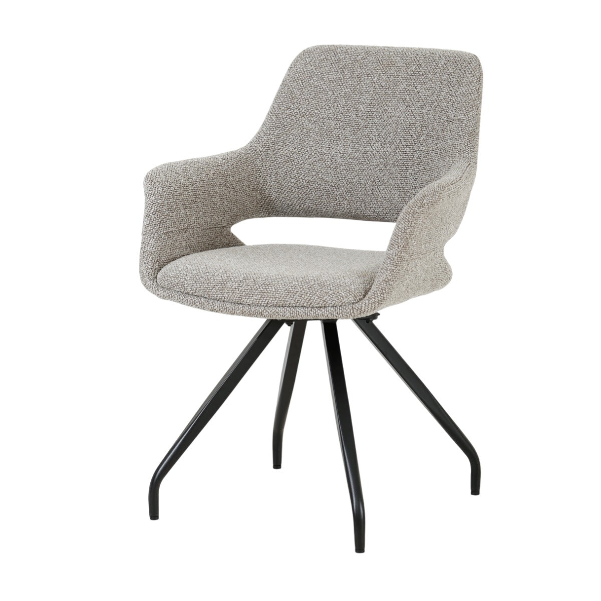 Eetkamerstoel Capp | Taupe Stof