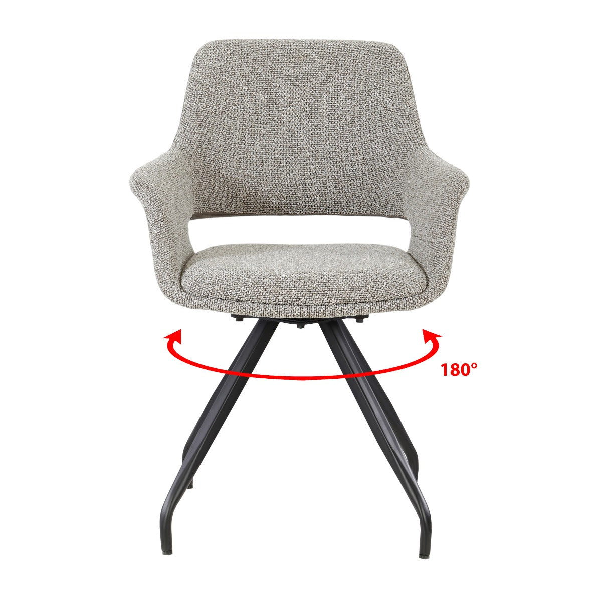 Eetkamerstoel Capp | Taupe Stof