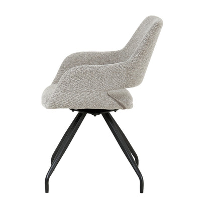 Eetkamerstoel Capp | Taupe Stof