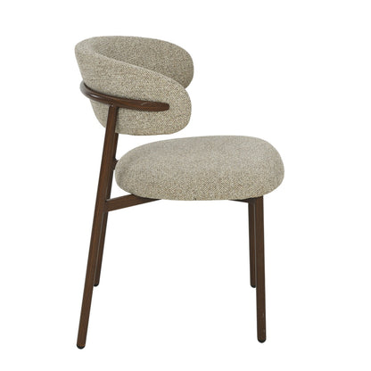 Eetkamerstoel Micah | Stof | Walnoot Poot