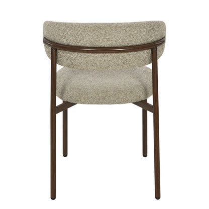 Eetkamerstoel Micah | Stof | Walnoot Poot