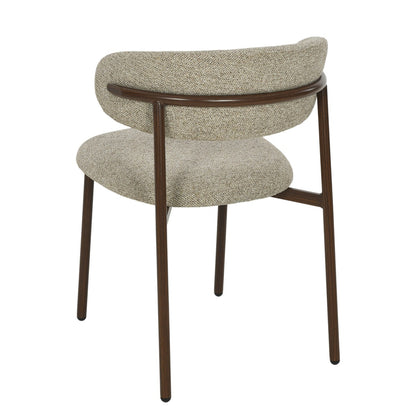 Eetkamerstoel Micah | Stof | Walnoot Poot
