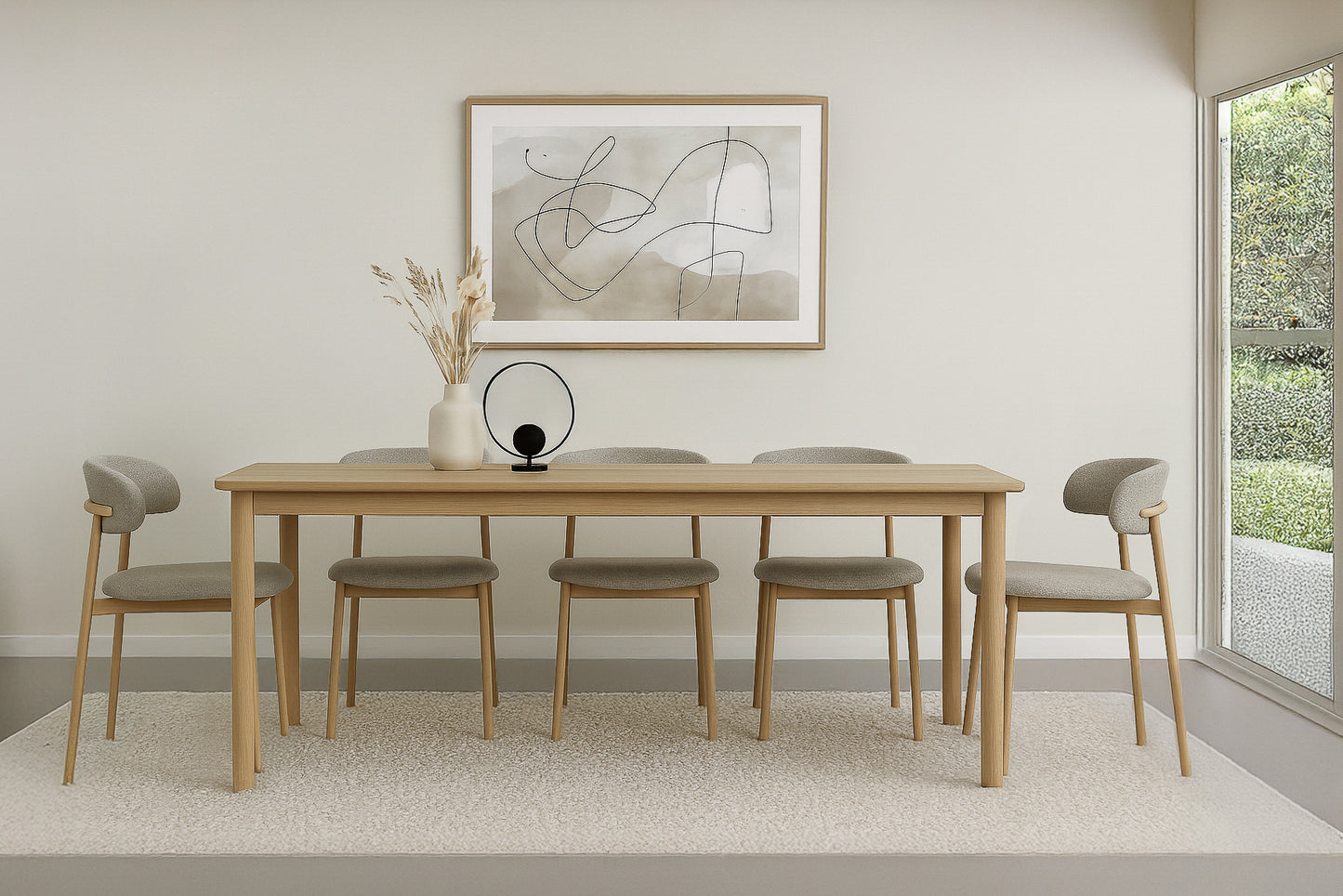 Eetkamerstoel Micah | Stof | Oak Poot