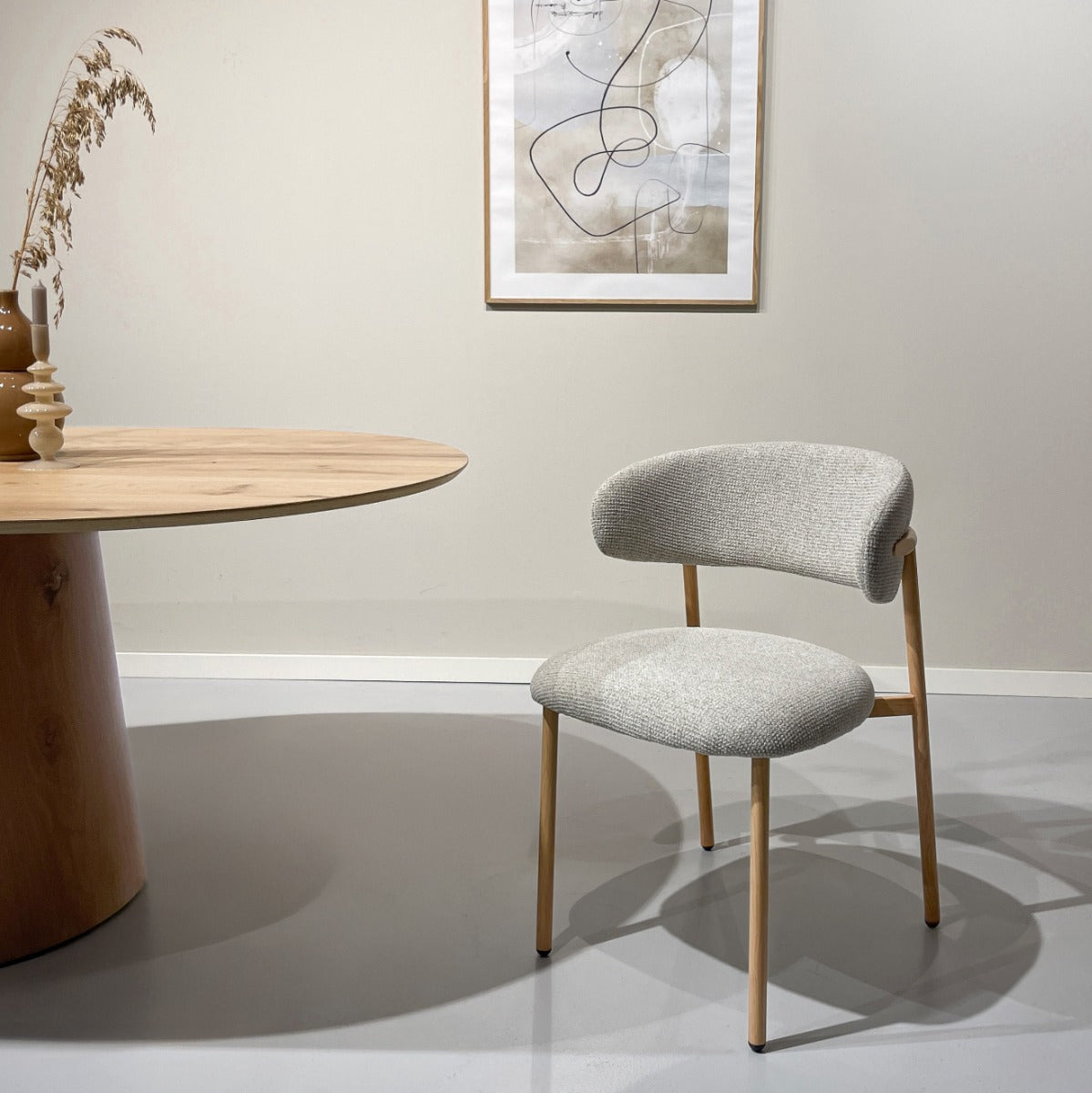 Eetkamerstoel Micah | Stof | Oak Poot