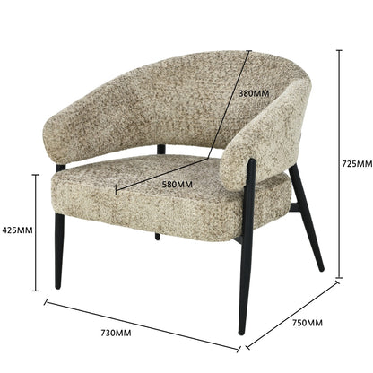 Fauteuil Dilan | Grijs Stof
