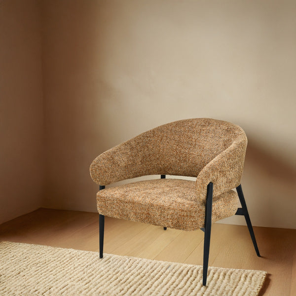 Fauteuil Dilan | Cognac Stof