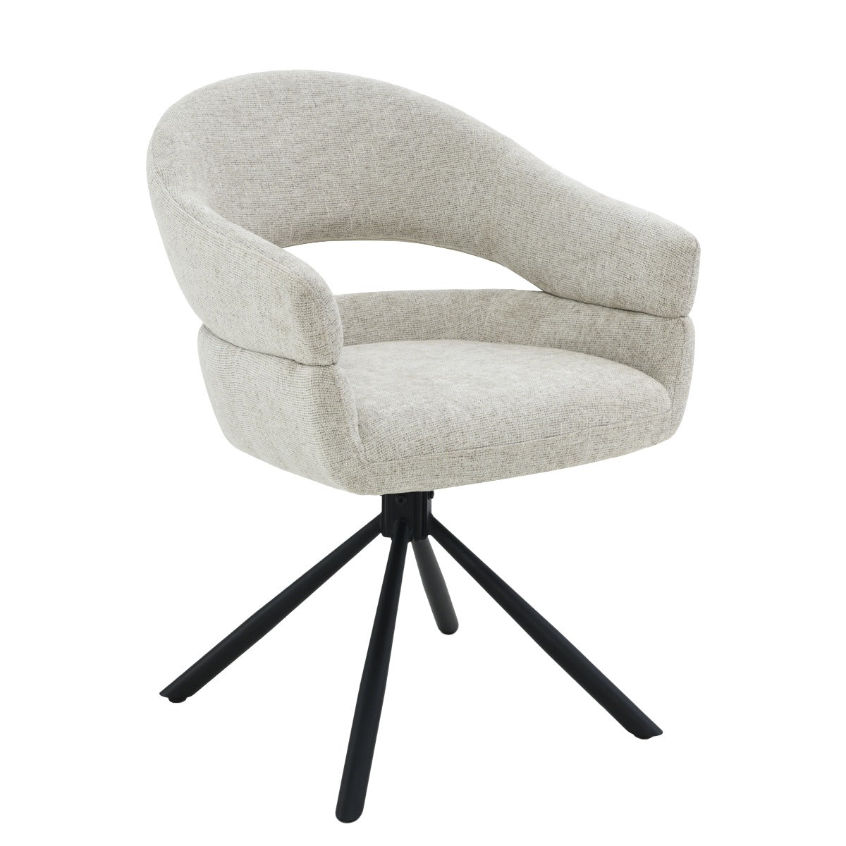 Eetkamerstoel Linn| Beige Stof