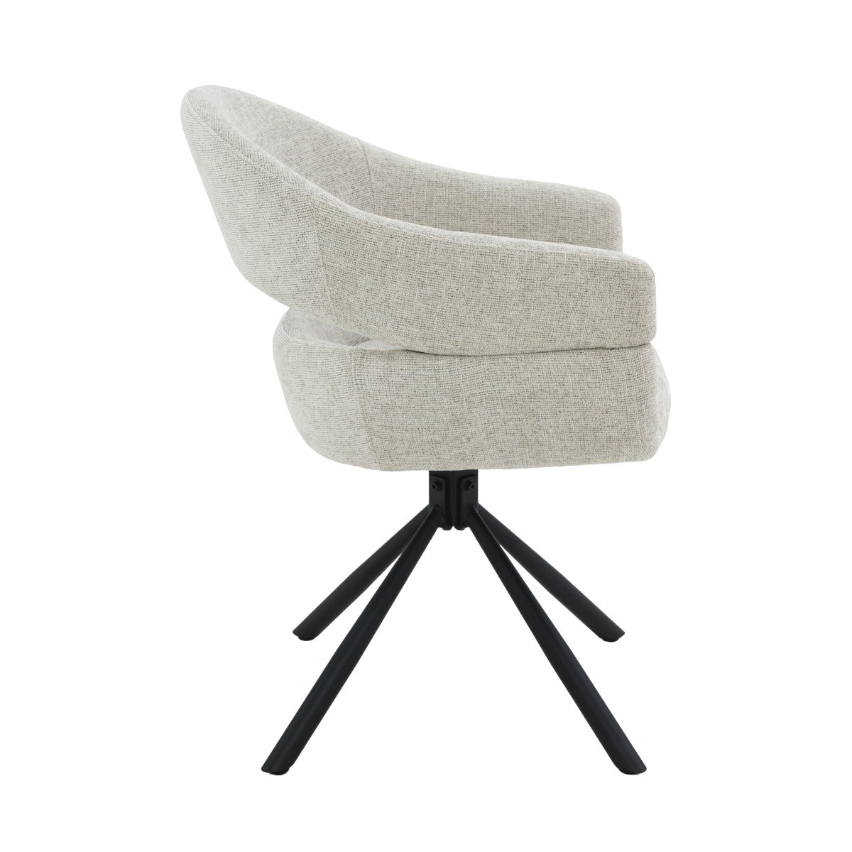 Eetkamerstoel Linn| Beige Stof