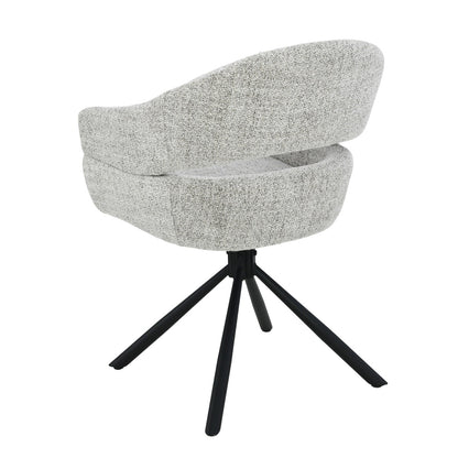 Eetkamerstoel Linn | grijs Stof