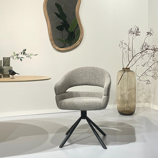 Eetkamerstoel Linn | Taupe Stof