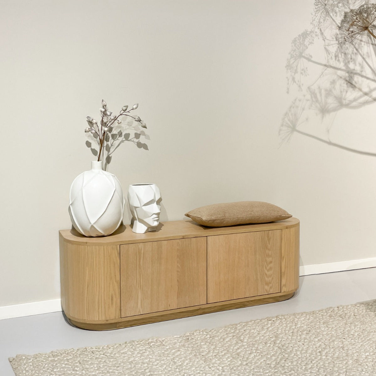 Tv-meubel Novero | Naturel Eiken fineer