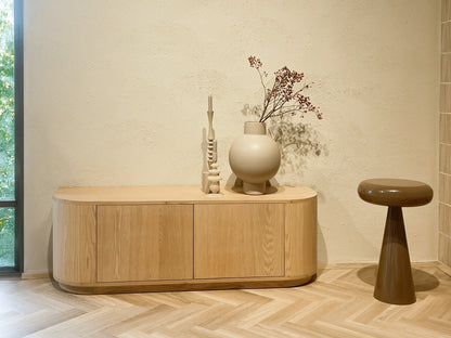 Bijzettafel Sam | Bruin Metaal