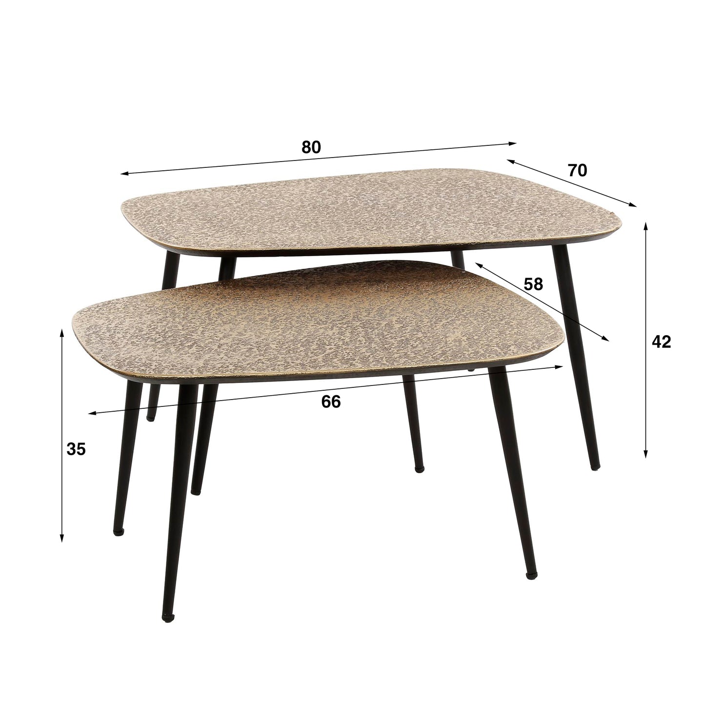 Salontafel Angelo | Set Van 2