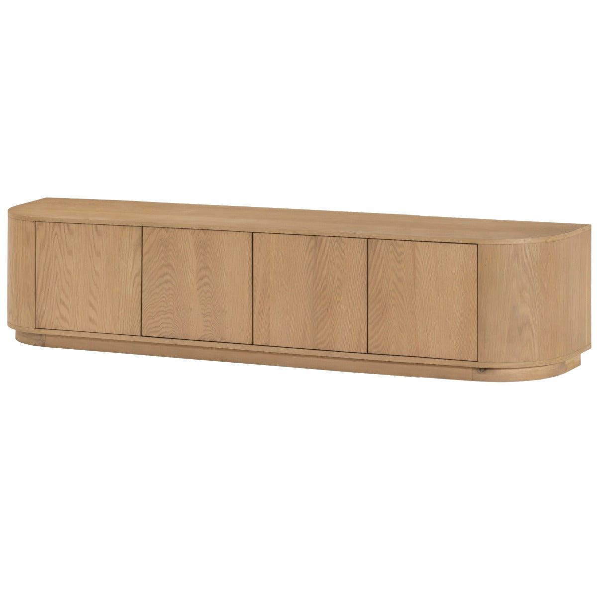 Tv-meubel Novero | Naturel Eiken fineer | Staand